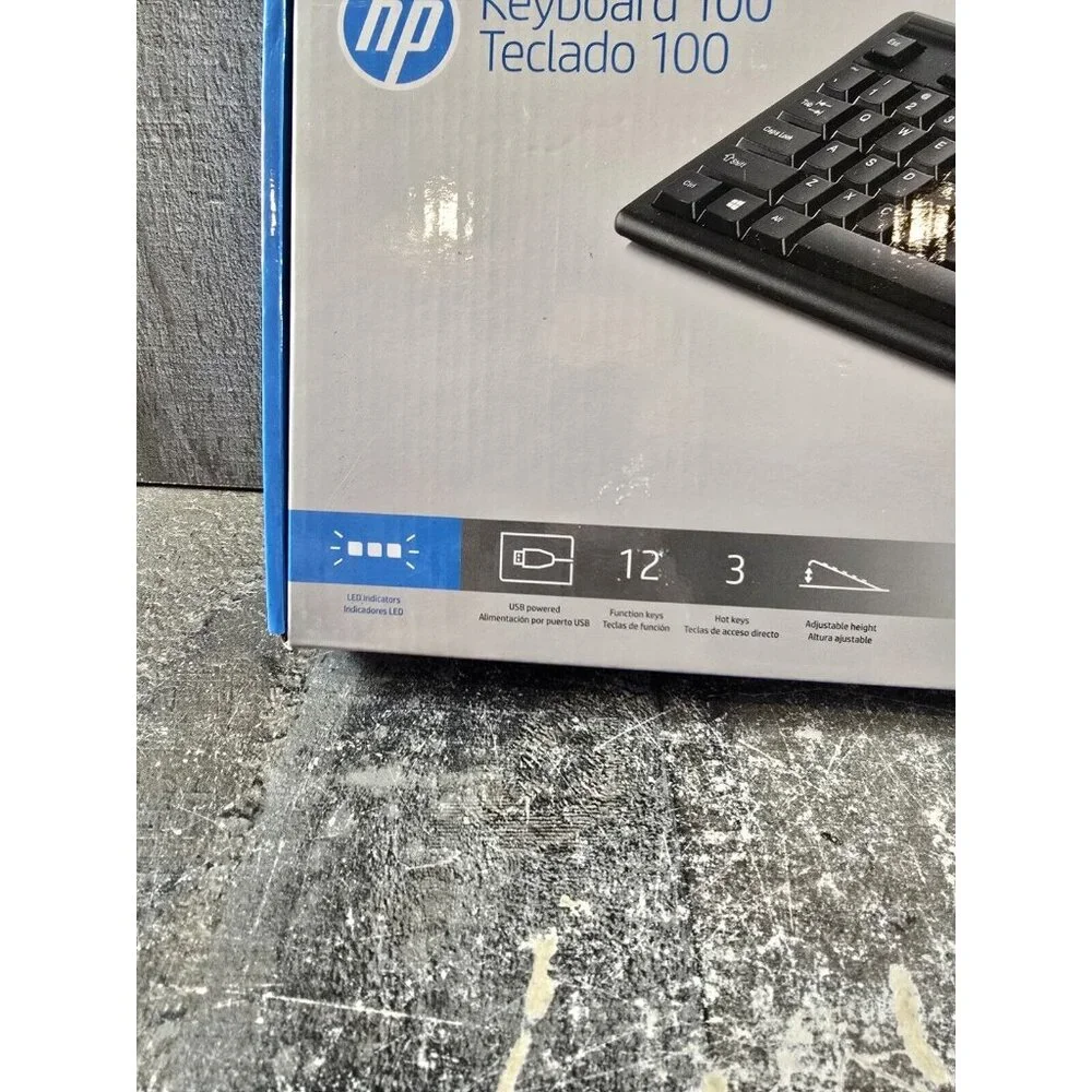 HP Keyboard 100 2UN30AA#ABL *New In Box*